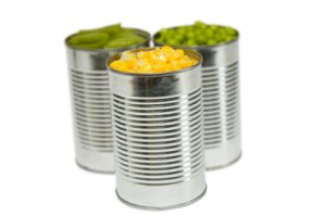 Three Cans of Vegetables