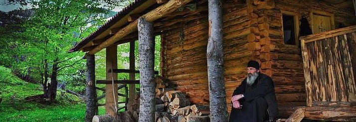log cabin monk